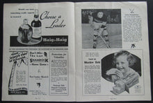 Load image into Gallery viewer, 1936 Chicago Stadium Rare Hockey Doubleheader Program Blackhawks vs NY Rangers
