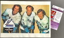 Load image into Gallery viewer, Gordie Howe + Marty Howe Original Authenticated Autographed Photo Print JSA
