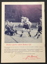 Load image into Gallery viewer, 1958 Boston Garden NHL Hockey Program Bruins vs Chicago Blackhawks Bobby Hull
