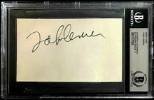 Load image into Gallery viewer, John Lennon Signed Index Card Autographed Beatles Beckett BAS Authentic Graded 8
