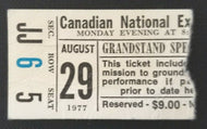 1977 Beach Boys Concert Toronto CNE Grandstand Ticket Stub Vintage