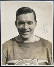 Load image into Gallery viewer, 1940&#39;s Signed Buddy O&#39;Connor Canadiens NHL HOFer Autographed Inscribed Photo LOA
