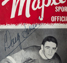 Load image into Gallery viewer, 1948 Toronto Maple Leafs vs Montreal Canadiens NHL Hockey Program Autographed
