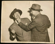 Load image into Gallery viewer, 1940 Type 1 Photo NHL Star Lionel Conacher + Boxing Legend Jack Dempsey Turofsky
