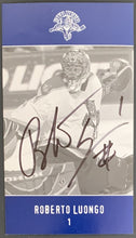 Load image into Gallery viewer, Roberto Luongo Autographed Signed NHL Hockey Florida Panthers Card
