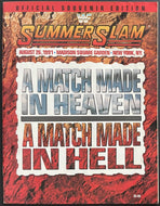 1991 WWF Summerslam Program Macho Man Randy Savage Madison Square Garden