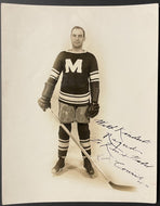 1932 Lionel Conacher Autographed Signed Photo Montreal Maroons JSA LOA Hockey