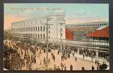 Load image into Gallery viewer, 1916 Harvard Yale Game @ Harvard Stadium Cambridge Mass Posted Postcard  Vintage
