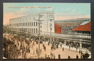 1916 Harvard Yale Game @ Harvard Stadium Cambridge Mass Posted Postcard  Vintage