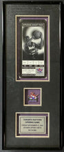 Load image into Gallery viewer, 1995 Toronto Raptors Inaugural Season First NBA Game Ticket Framed + Lapel Pin
