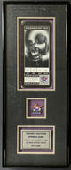 1995 Toronto Raptors Inaugural Season First NBA Game Ticket Framed + Lapel Pin