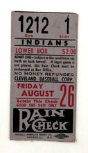 Load image into Gallery viewer, 1940 Cleveland Stadium Indians Ticket Stub MLB Baseball Ohio Vintage
