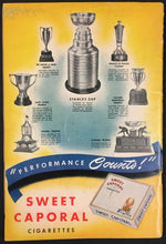 Load image into Gallery viewer, 1949 NHL Hockey Program Toronto Maple Leaf Sports Magazine Vs Detroit Red Wings
