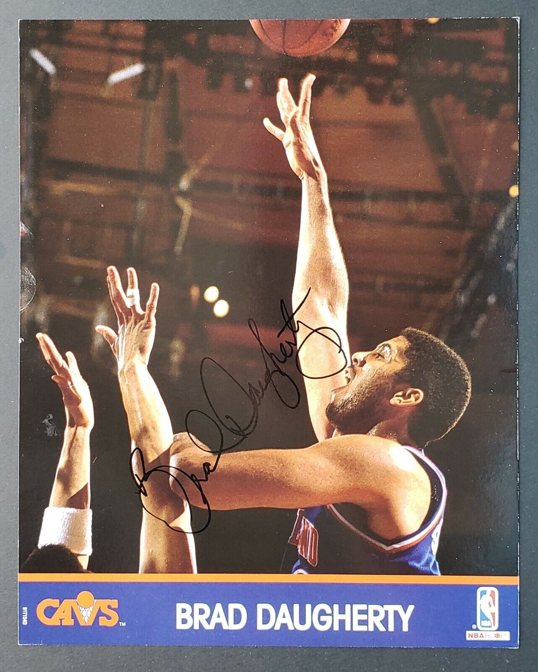 1991 NBA Cleveland Cavaliers Basketball Brad Daugherty Autographed Signed Photo