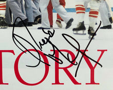 Load image into Gallery viewer, 2002 TSN Team Canada Dream Teams Magazine Signed Autographed Cover x3 Clarke +
