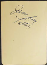 Load image into Gallery viewer, 1960s NHL Autos Signed Page Canadiens Jean-Guy Talbot + Blackhawks Chico Maki
