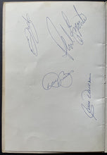 Load image into Gallery viewer, 1976 Canada Cup Kick Off VIP Dinner Menu Team Canada Signed x45 + HOFers JSA LOA
