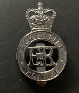 Circa 1974-80 Humberside UK Police Constable Chrome Pinback Vintage England VTG