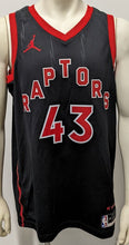 Load image into Gallery viewer, Pascal Siakam Autographed Black Jordan Jumpman Raptors Jersey Signed NBA COA
