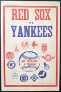 1969 New York Yankees Stadium Scorecard Rookie Thurman Munson Boston Red Sox