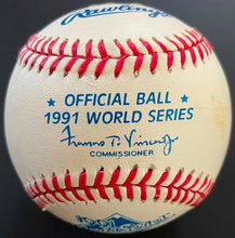 Load image into Gallery viewer, Jack Morris Autographed Signed 1991 World Series Rawlings Baseball JSA COA

