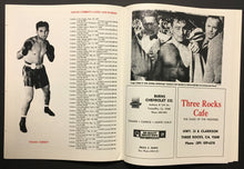 Load image into Gallery viewer, 1984 Boxing Champion Young Corbett III Souvenir Program Boxer Magazine
