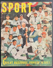 Load image into Gallery viewer, 1951 Sports Magazine Great Baseball Jubilee Issue Vintage DiMaggio Ruth Cobb
