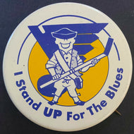 Late 1960's St. Louis Blues Pinback NHL Hockey Button Vintage