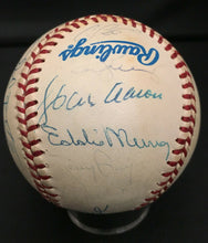 Load image into Gallery viewer, 3000 Hit Club Multi Signed Baseball (19) Pete Rose George Brett Aaron Brett JSA
