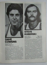 Load image into Gallery viewer, 1976 Boston Garden NBA Basketball Program Celtics Philadelphia 76ers Dave Cowens
