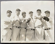 1936 Vintage Original Type 1 Press Photo New York Yankees Starting Pitchers