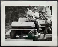 1989 Type 1 Denver Post Press Photo Hall Of Fame Golfer Sam Snead Date Stamped