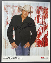 Load image into Gallery viewer, Alan Jackson Autographed Photo Singer Musician Country Pop Artist Signed 8x10
