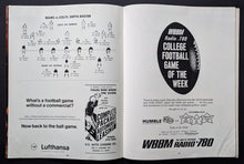 Load image into Gallery viewer, 1967 Wrigley Field NFL Football Program Chicago Bears vs Baltimore Colts Unitas

