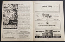 Load image into Gallery viewer, 1952 Quebec Junior A Hockey Program Windsor Spitfires vs Citadels + Player Cert
