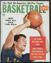 Load image into Gallery viewer, 1955 Dell Basketball Yearbook Magazine Tom Gala Cover Vintage Old Magazine
