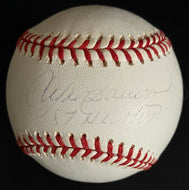 Andre Dawson Signed Leonard Coleman Baseball Autographed Montreal Expos HOF PSA