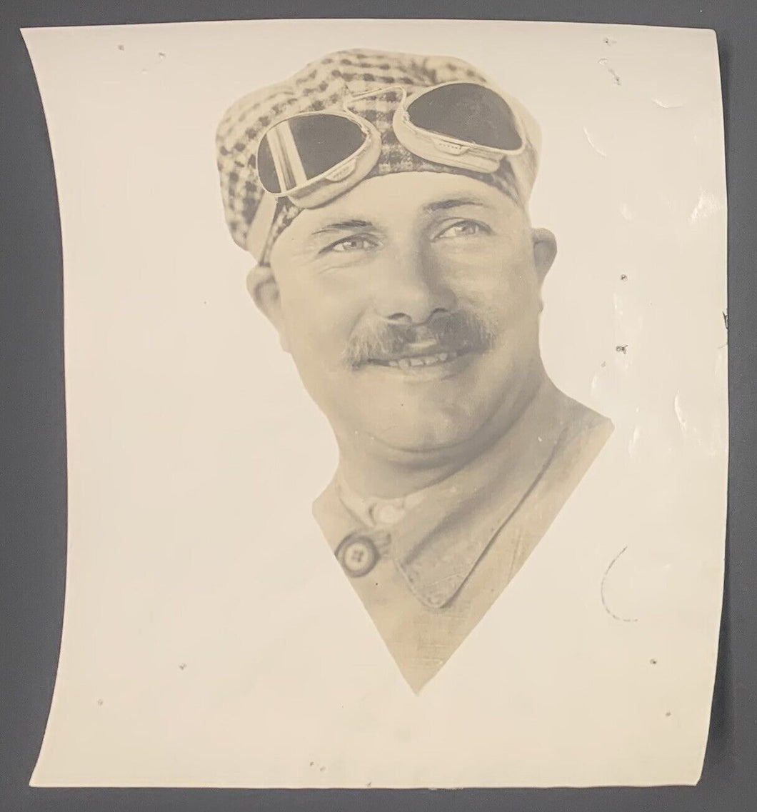 1919 Type 1 Photo Champion French Race Car Driver Rene Thomas 1914 Indy 500 Win