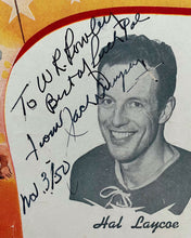 Load image into Gallery viewer, 1950 Montreal Forum Program Canadiens Hockey Jack Dempsey Signed Cover Boxing
