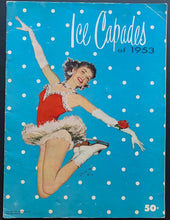 Load image into Gallery viewer, 1953 Ice Capades Tour Program Figure Skating Performance Guide Vintage
