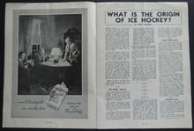Load image into Gallery viewer, 1936 Chicago Stadium Rare Hockey Doubleheader Program Blackhawks vs NY Rangers
