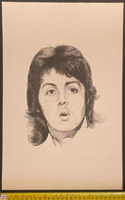Load image into Gallery viewer, Set of 3 Beatles Prints Paul McCartney John Lennon George Harrison
