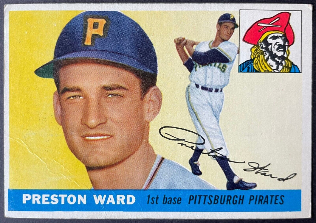 1955 Topps Baseball #95 Preston Ward Pittsburgh Pirates Vintage MLB Card