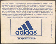 Load image into Gallery viewer, September 11th 2001 New York Yankees Stadium Club Ticket Historic Original MLB
