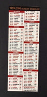 1999 2000 Toronto Raptors NBA Basketball Season Schedule Vintage Sports