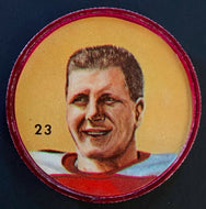 1963 Nalley's Potato Chips CFL Football Token Plastic Coin #23 Dave Thelen