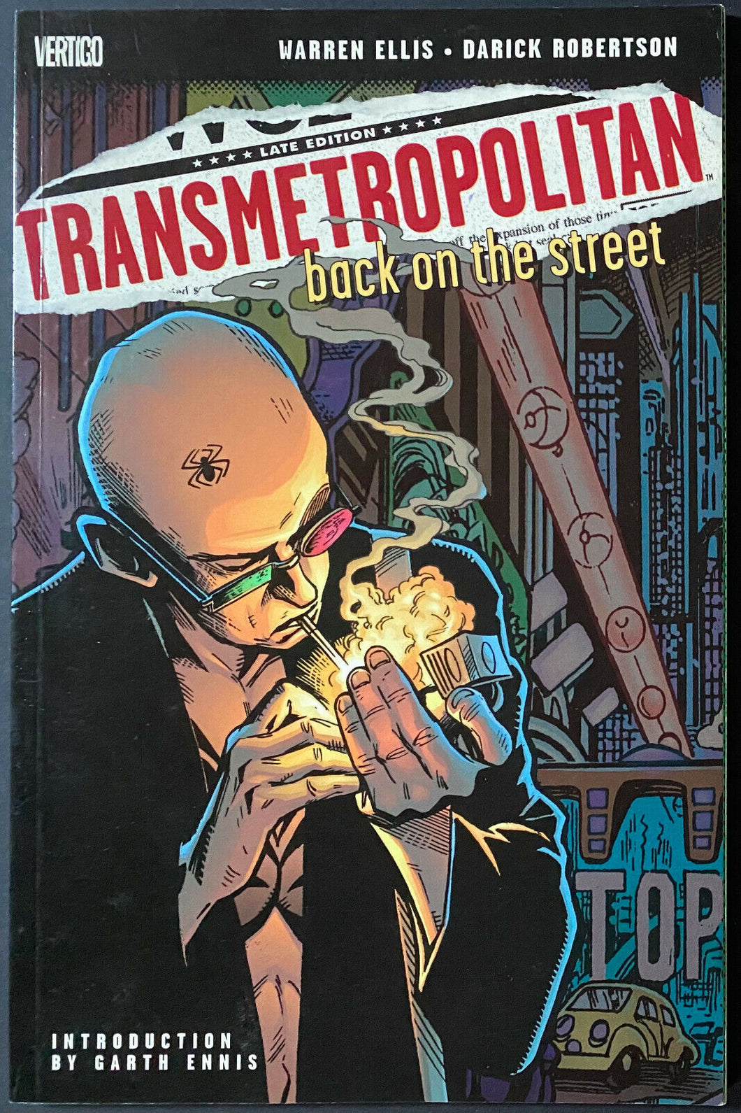 Feb 1998 Transmetropolitan Back On The Street Comic Book Vintage Vertigo Comics