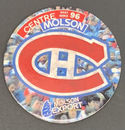 1996 Vintage 1st NHL Hockey Game Montreal Canadiens Molson Centre Coaster