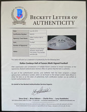 Load image into Gallery viewer, Dallas Cowboys Legends HOF Autographed x5 Wilson Football Beckett NFL Staubach
