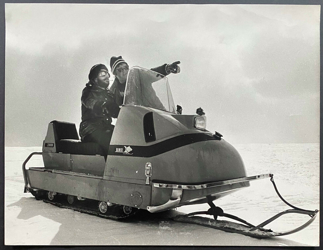 1960's Ringo Starr Vintage Photo Snowmobiling Fab 4 The Beatles